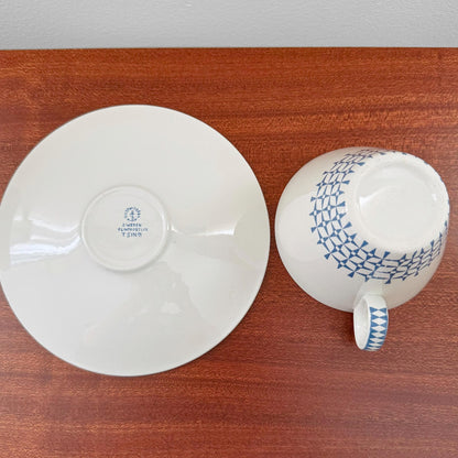 Gustavsberg Tsing Tea Cup with Saucer