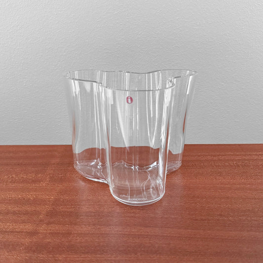 Iittala Aalto Savoy Clear Glass Vase (120 mm)