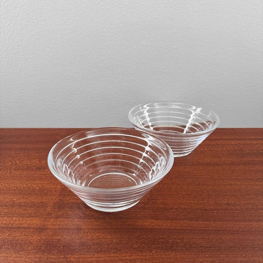 Iittala Aino Aalto Glass Dessert Bowls