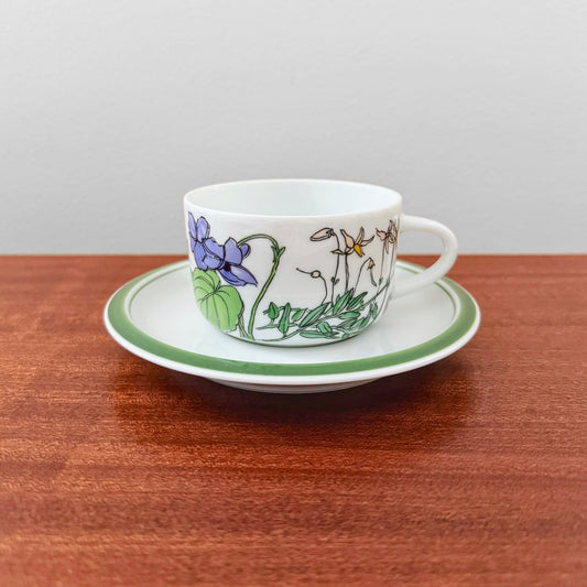 IKEA Midsommar Tea Cup with Saucer