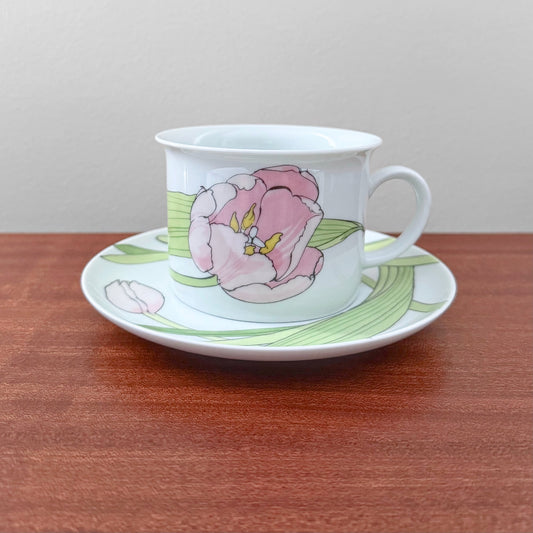 IKEA Näckros Large Tea Cup with Saucer