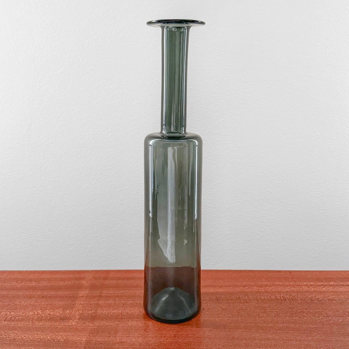 Nanny Still 1737 Grey Art Glass Bottle