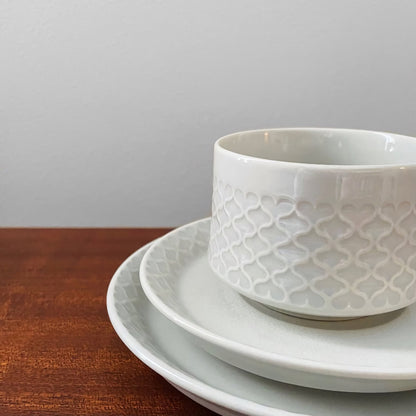 Quistgaard Cordial Palet Off-White Tea Cup Trio Set