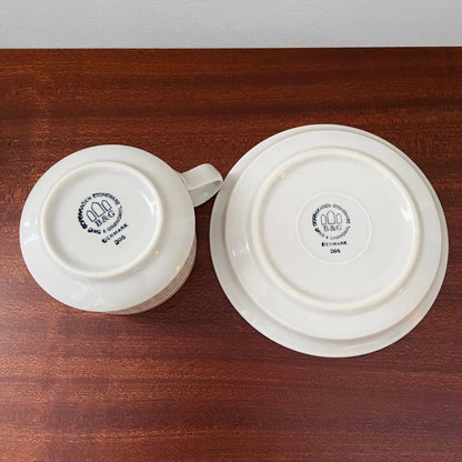 Quistgaard Cordial Palet Off-White Tea Cup Trio Set
