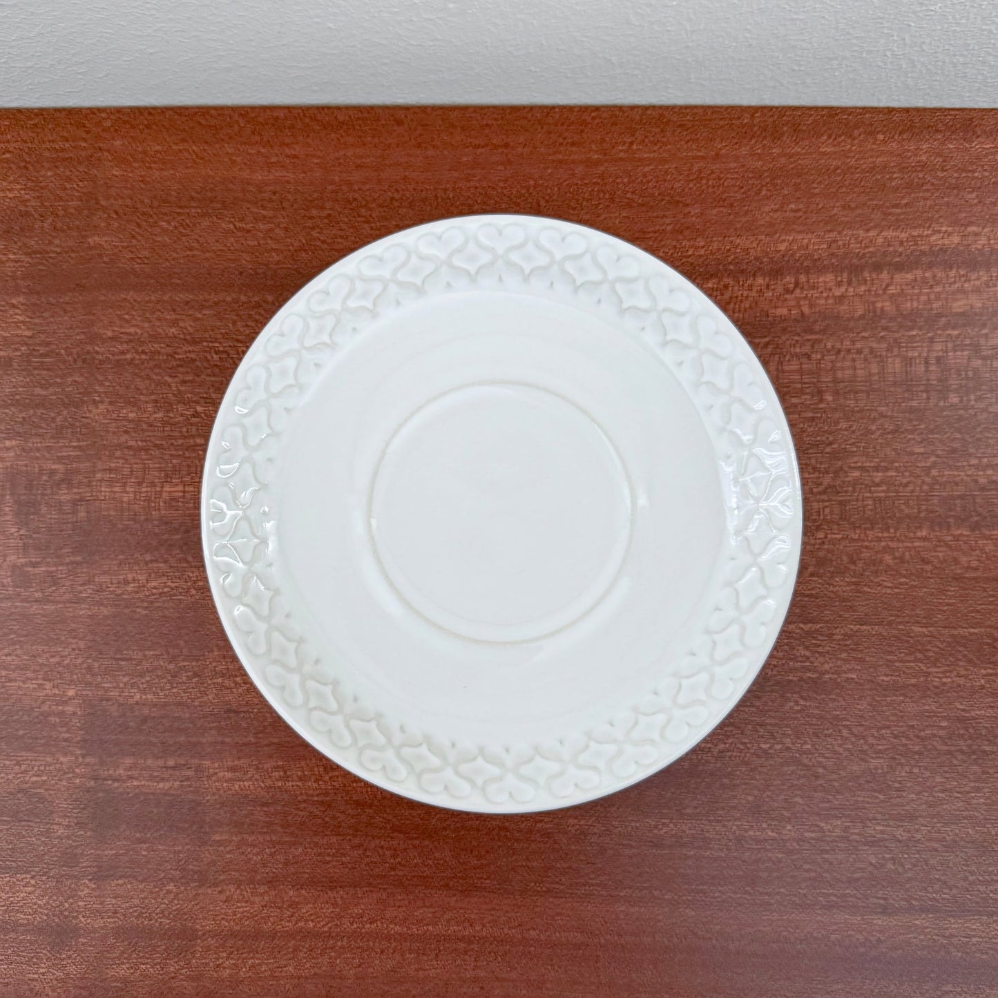 Quistgaard Cordial Palet White Tea Cup with Saucer