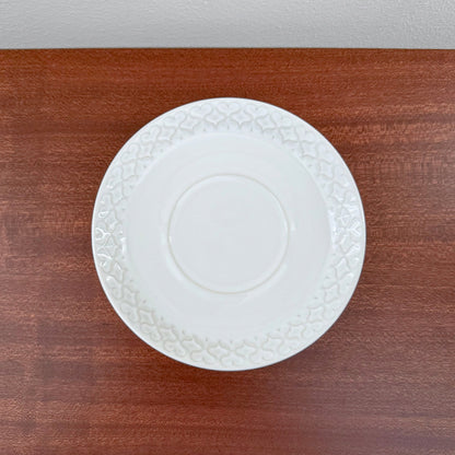 Quistgaard Cordial Palet White Tea Cup with Saucer