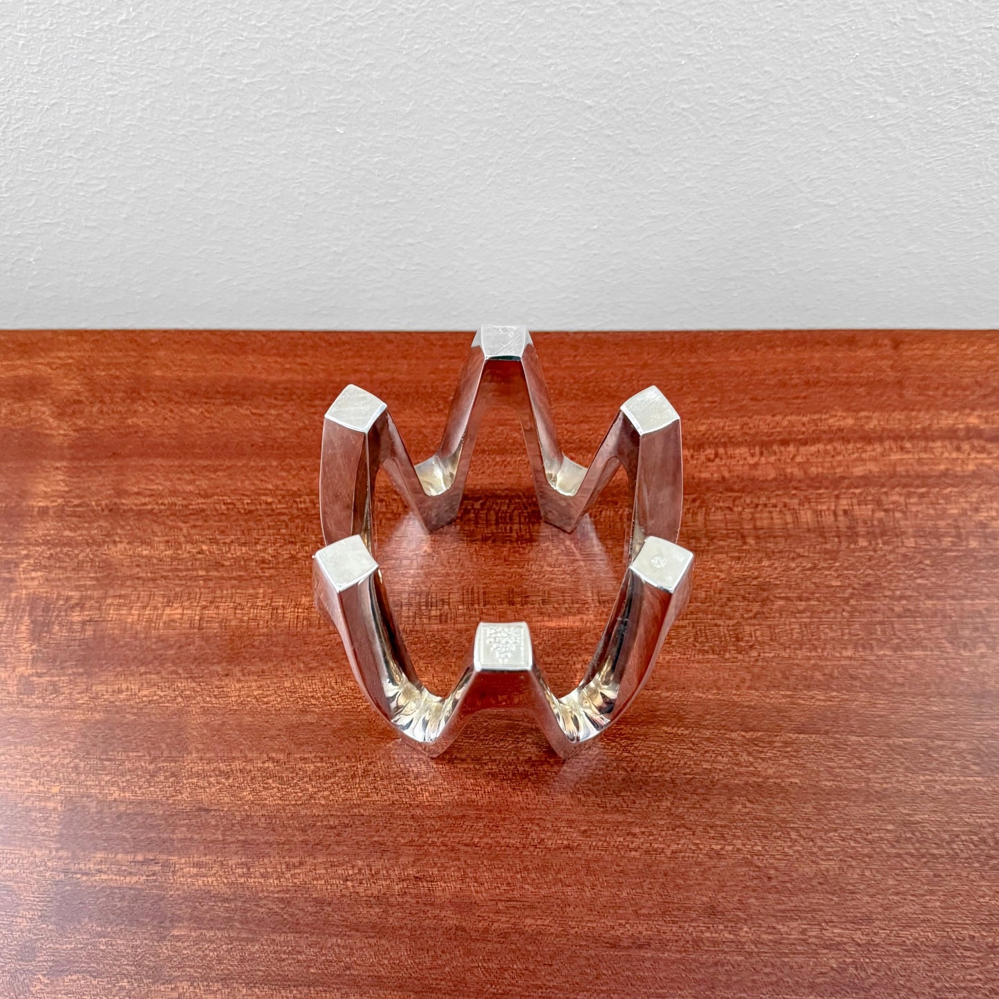 Quistgaard Crown Silver Candle Holder
