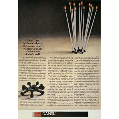 Quistgaard Spider Cast Iron Candle Holder