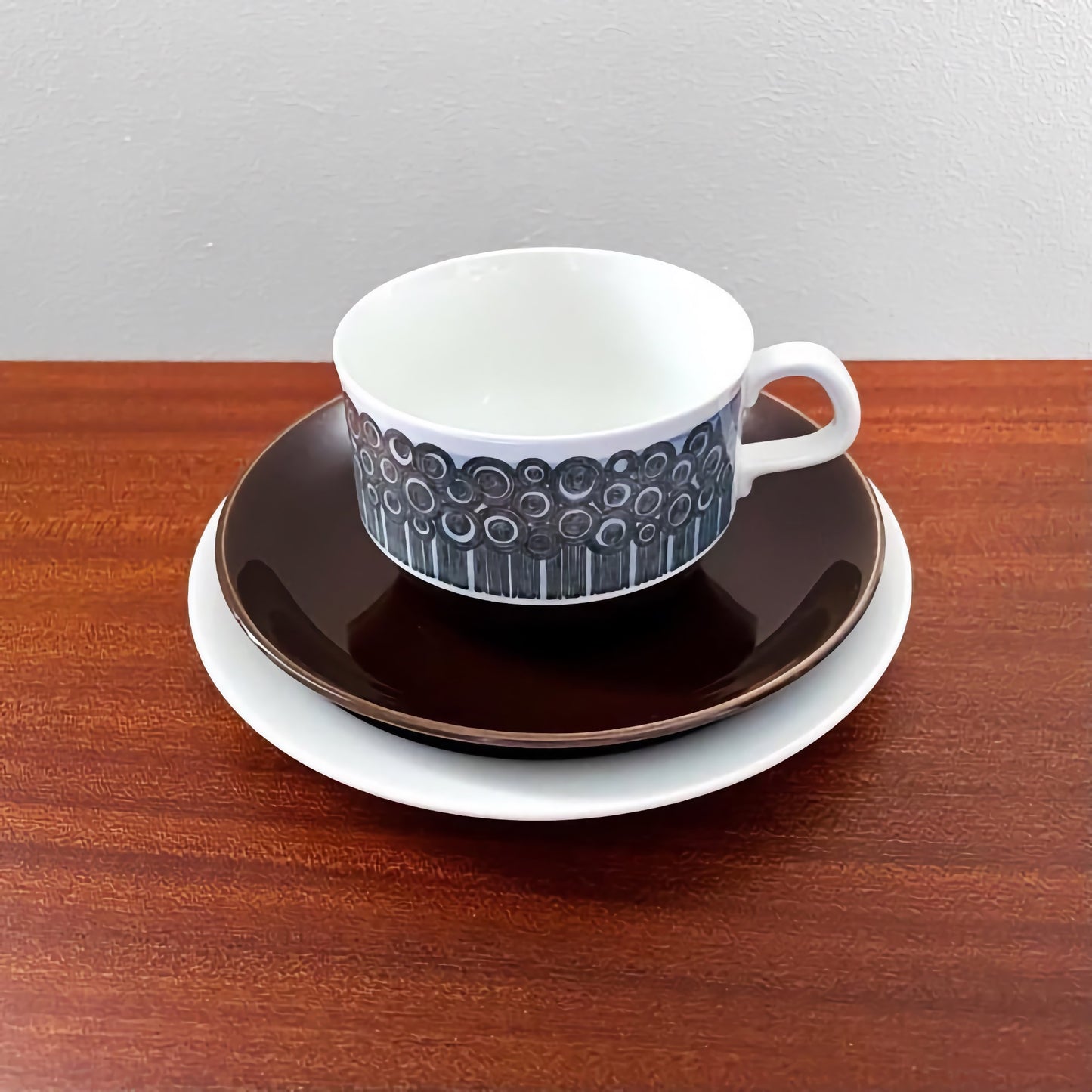 Rörstrand Amanda Tea Cup Trio Set