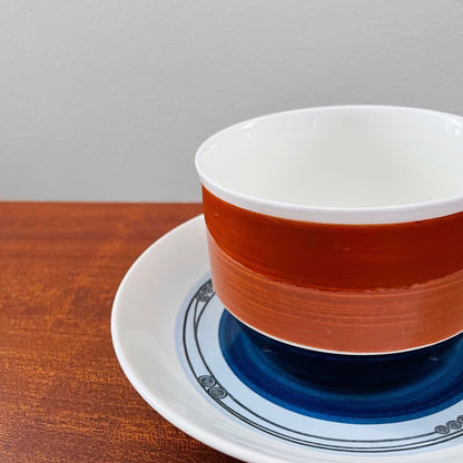 Rörstrand Augusta Tea Cup with Saucer