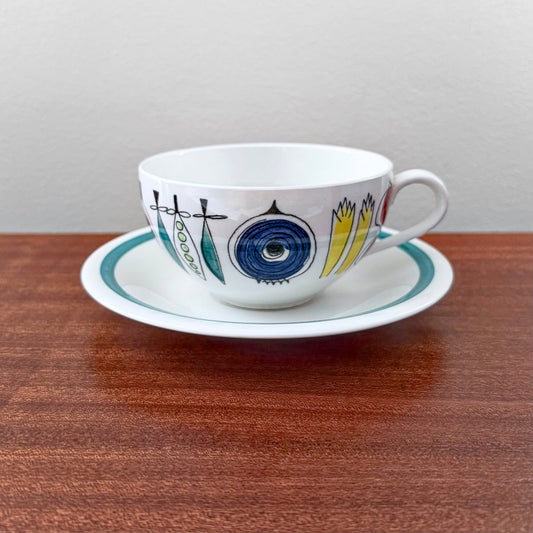 Rörstrand Picknick Tea Cup with Saucer