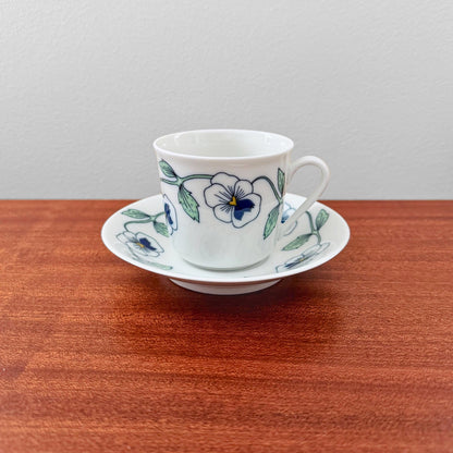 Rörstrand Sylvia Coffee Cup with Saucer
