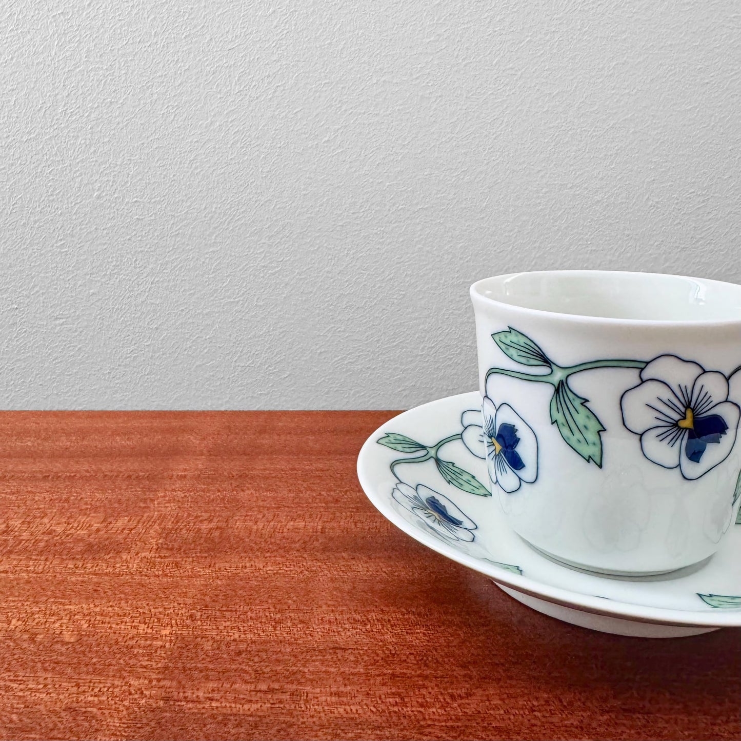 Rörstrand Sylvia Coffee Cup with Saucer