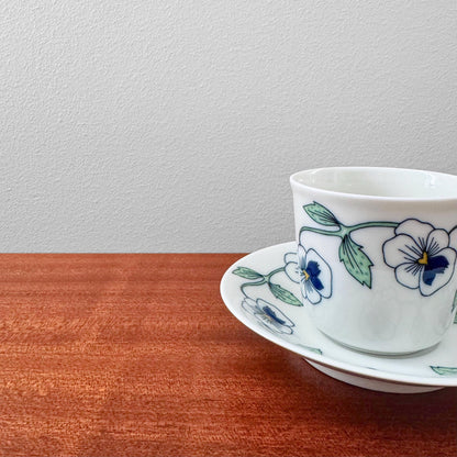 Rörstrand Sylvia Coffee Cup with Saucer