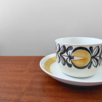 Rörstrand Tuva Tea Cup with Saucer
