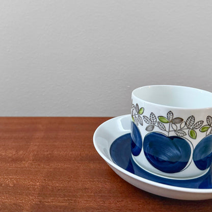 Rörstrand Viktoria Coffee Cup with Saucer