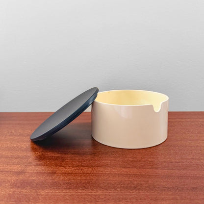 Stelton EM77 White Sugar Bowl and Creamer