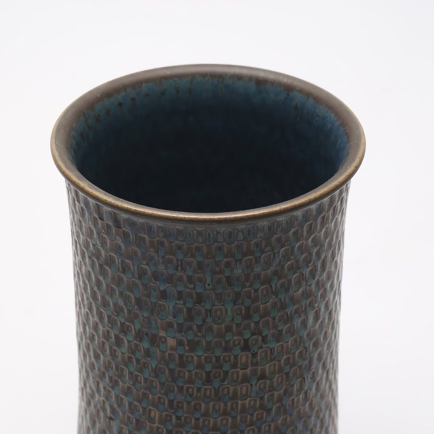 Stig Lindberg Gustavsberg Turquoise Stoneware Vase