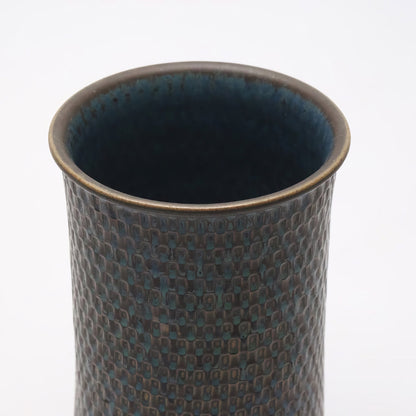 Stig Lindberg Gustavsberg Turquoise Stoneware Vase