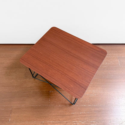 Vitra Eames Occasional Table LTR with Mahogany Top
